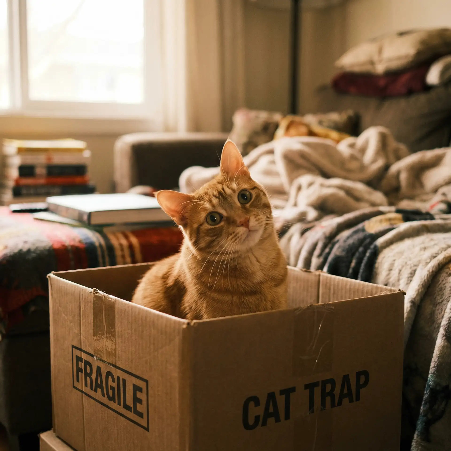 橘猫躲在纸箱里 - 芭乐视频app在线无限看